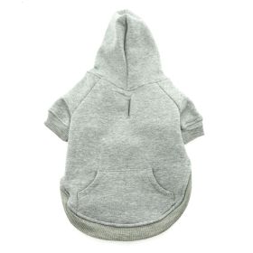 Flex-Fit Dog Hoodie (Color: gray, size: large)