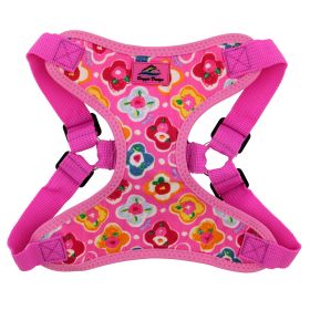 Wrap and Snap Choke Free Dog Harness (Color: Maui Pink, size: small)