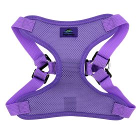 Wrap and Snap Choke Free Dog Harness (Color: Paisley Purple, size: small)
