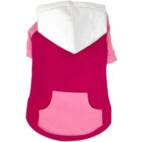 Color Black Hoodie (Color: Pink on Pink, size: small)