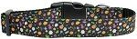 Halloween Confetti Nylon Dog Collar (Color/Size: Large)