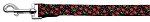 Cherries Nylon Collar (Color/Size: Black 1 wide 4ft Lsh)