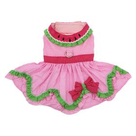 Watermelon Dog Harness Dress (size: medium)