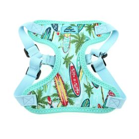 Wrap and Snap Choke Free Dog Harness (Color: Surfboards and Palms, size: X-Small)